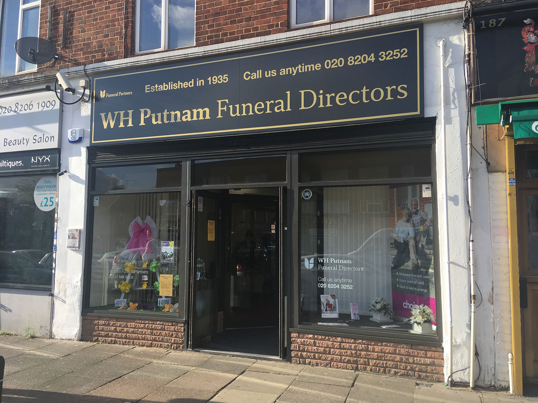 WH Putnam Funeral Directors Harrow and Edgware